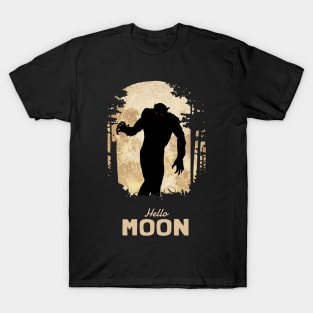 Hello Full Moon Night T-Shirt